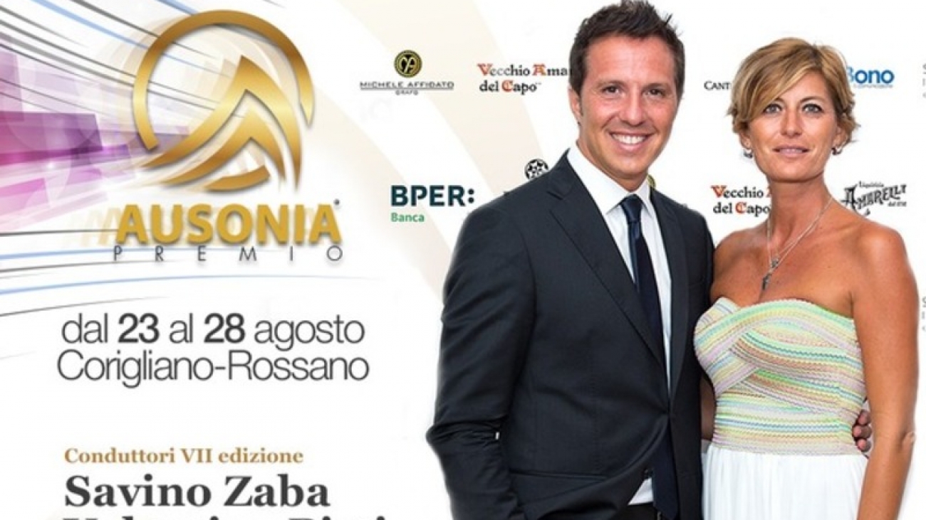 Presentatori Premio Ausonia - Savino Zaba e Valentina Bistiausonia
